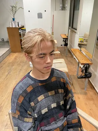 カラー メンズ YUKI 新宿カット パーマ/カラーのヘアスタイル