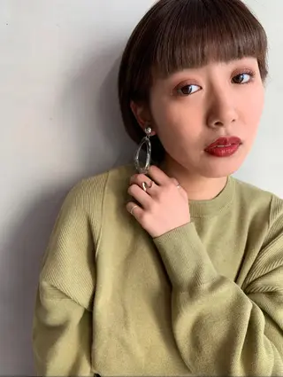 ショート カラー yui .のヘアスタイル