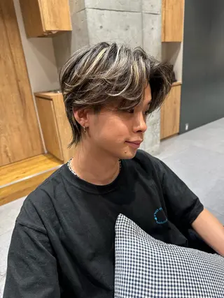 ショート カラー メンズ REX HAIR INTERNATIONAL所属・ReX 石井 颯眞のヘアスタイル