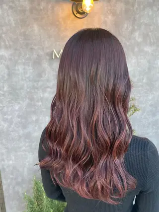 ロング 竹田 紀美のヘアスタイル