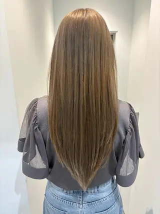 ロング 村上 奈乃果のヘアスタイル