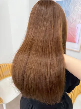 ロング 透明感カラー🫧⌇ AO🫐🩵のヘアスタイル