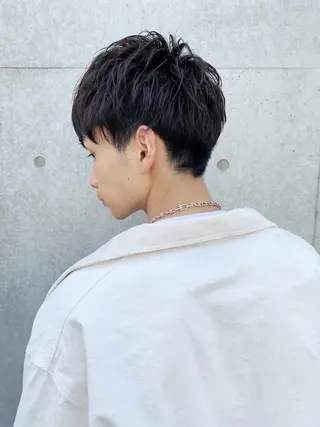 カラー パーマ ヘアアレンジ メンズ ✨【公式】渋谷メンズ サロン BLUCK✨のヘアスタイル