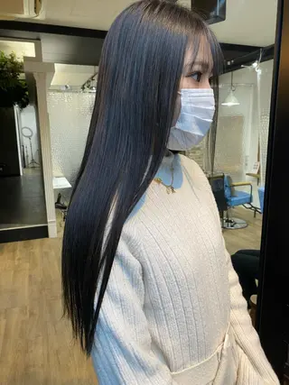 ロング カラー ヘアアレンジ あおい 🍒暖色カラーのヘアスタイル