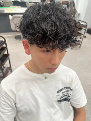 パーマ メンズ 🍐シャドウパーマ メンズ特化/守岡🍐のヘアスタイル