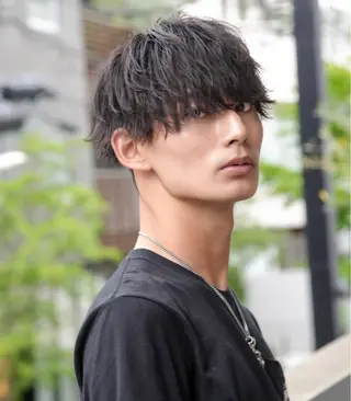 ショート カラー パーマ メンズ 🔥メンズ🔥かっこ いいが正義!代表柿崎のヘアスタイル