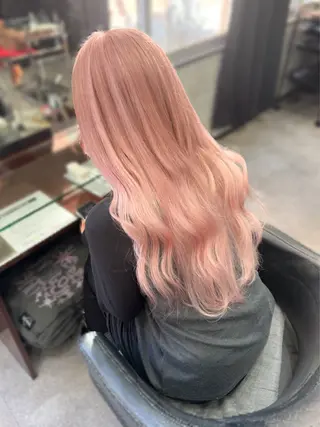 ロング カラー ハイトーンエクステ 🎩カズキ🎩のヘアスタイル