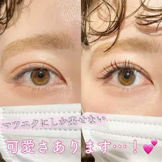 セミロング パーマ マツエク・マツパ 似合わせまつ毛🫧 さくら🌸のマツエク・マツパデザイン