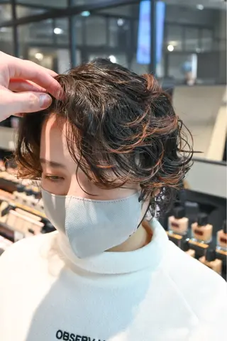 ショート 小田 晃瑛のヘアスタイル