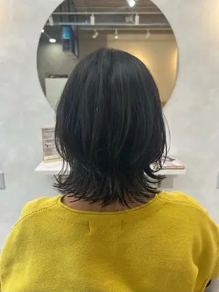 ミディアム Lalu yutoのヘアスタイル