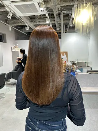 ミディアム カラー 高月 瞭のヘアスタイル