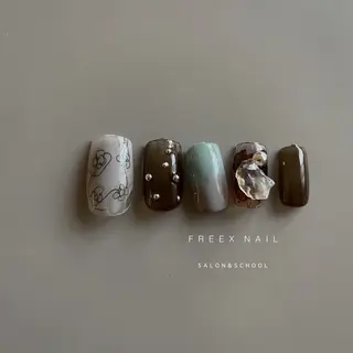 ネイル freex nail /ニュアンス/個性派のネイルデザイン