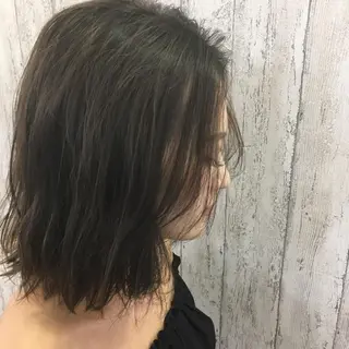 ミディアム カラー レイヤーカットモデル 募集/藤原一真のヘアスタイル