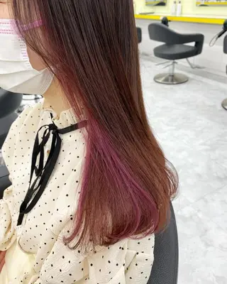 セミロング カラー パーマ ヘアアレンジ メンズ キッズ ネイル マツエク・マツパ アイブロウ 🐩推し活🐩 FUTABA🍒のヘアスタイル