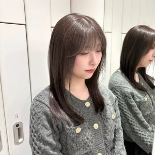 ミディアム Unami 表参道　Mayukiのヘアスタイル