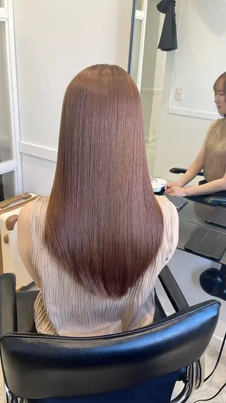 ロング 全席個室美容室 髪質改善/レイヤーのヘアスタイル