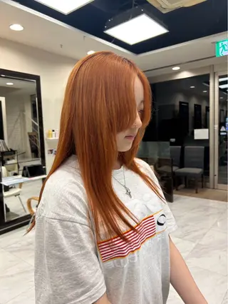ロング カラー ‪🔆‬ハイトーン ‪🔆‬AYAKAのヘアスタイル