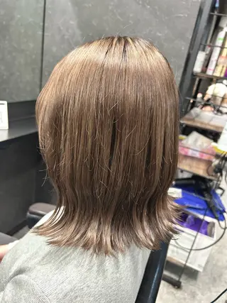 ミディアム カラー 💎透明感カラー💎 bAteAu あまねのヘアスタイル