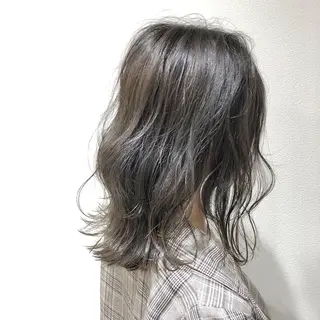ミディアム カラー 齋藤 彬のヘアスタイル
