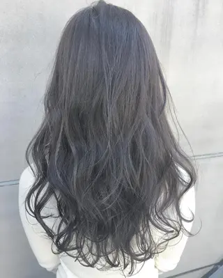 セミロング カラー ヘアアレンジ 北間 寛哉のヘアスタイル
