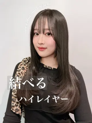ロング 韓国レイヤー× 艶髪 池袋/ハナ🌷のヘアスタイル