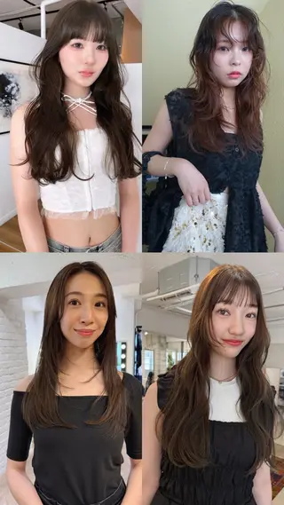 ロング 透明感/レイヤー🎀 春カラー/エリコ🌈のヘアスタイル