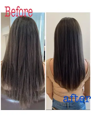 ロング 開發 紗貴のヘアスタイル