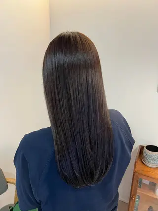 ロング カラー kibako ayanoのヘアスタイル