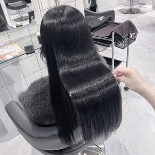 ロング 艶カラー美髪縮毛矯正 /髪質改善✨️ユウキのヘアスタイル