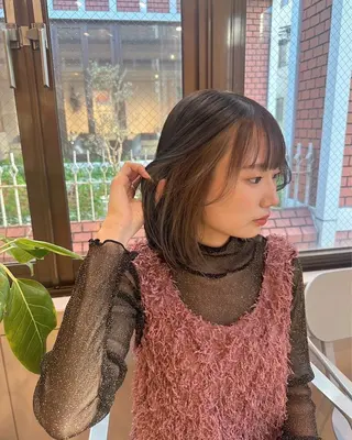 カラー 芝智也／ ブリーチカラーのヘアスタイル