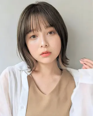 ミディアム 木村 賢人のヘアスタイル