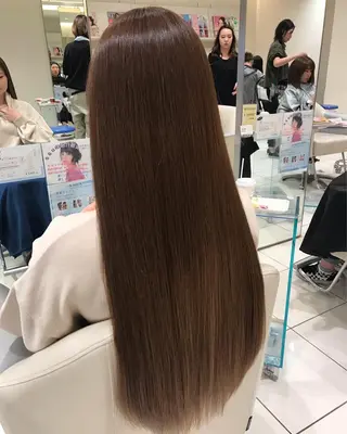 ロング カラー パーマ MODE K´s eau髪質改善特化のヘアスタイル