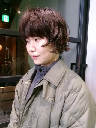 ショート パーマ KEI パーマ/レイヤーのヘアスタイル