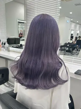 ロング カラー 渋谷人気1位✨カラー 縮毛、髪質改善のヘアスタイル