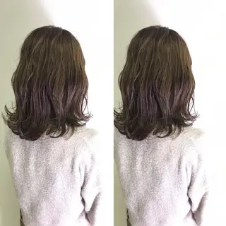 セミロング 丹羽大喜 縮毛矯正/美髪矯正のヘアスタイル