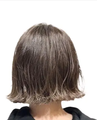 ミディアム カラー ケアブリーチ /髪質 改善/古橋圭史郎のヘアスタイル