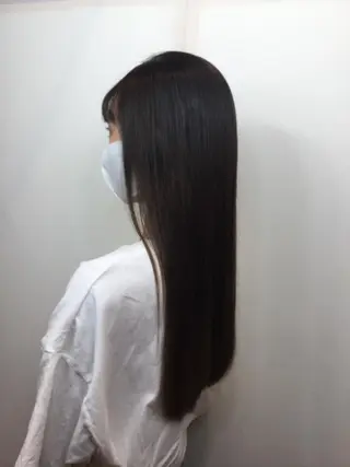 ロング パーマ Annon プライベートサロンのヘアスタイル