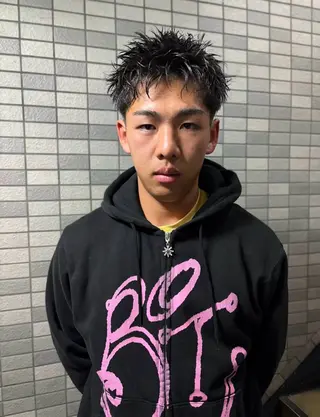 ショート パーマ メンズ charme所属・💈メンズ短髪特化 ✂︎伊藤大輝💈のヘアスタイル