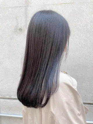 セミロング カラー 【透明感、艶髪】西村 有司のヘアスタイル