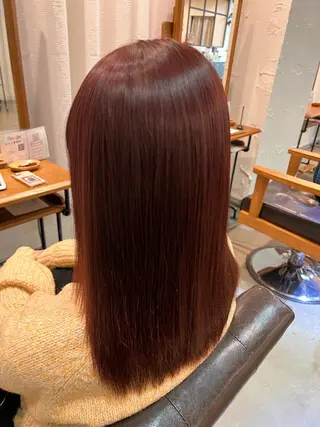 ロング カラー 中井 一葉のヘアスタイル