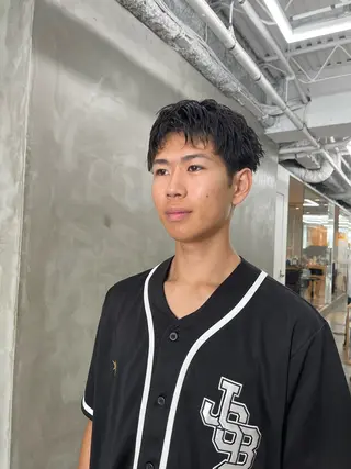 メンズ メンズカット パーマ[佐橋]のヘアスタイル