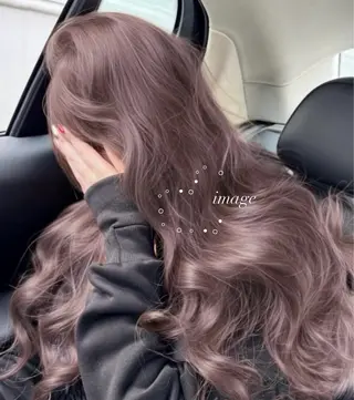 ロング 淡色ラベンダー♡ ニーナ🎀🦙のヘアスタイル