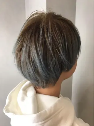 ショート カラー BROCANTE立川 karasawa.nのヘアスタイル