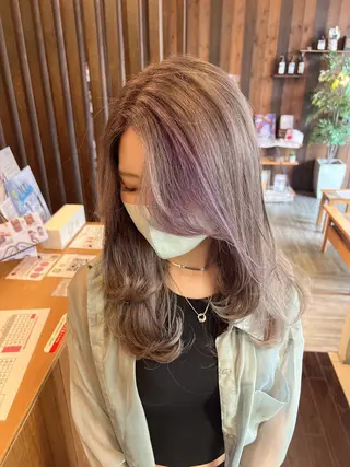 セミロング 具志 正太のヘアスタイル
