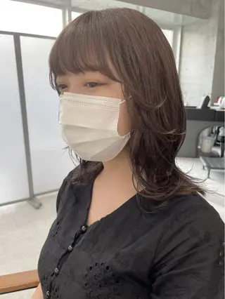セミロング カラー ヘアアレンジ メンズ似合わせ🪞 kotoriのヘアスタイル