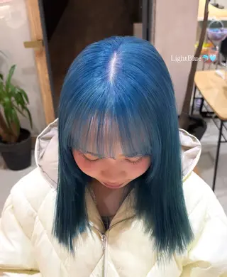 カラー ハイトーンベージュ カラー/さら🎀のヘアスタイル