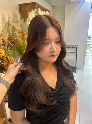 カラー 似合わせ透明感カラー ♡サツキのヘアスタイル