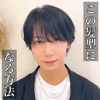 メンズ メンズ縮毛矯正 ブリーチカラー/まやのヘアスタイル