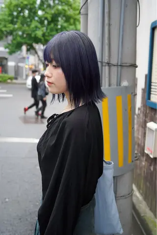 ミディアム カラー 千葉 慎也のヘアスタイル