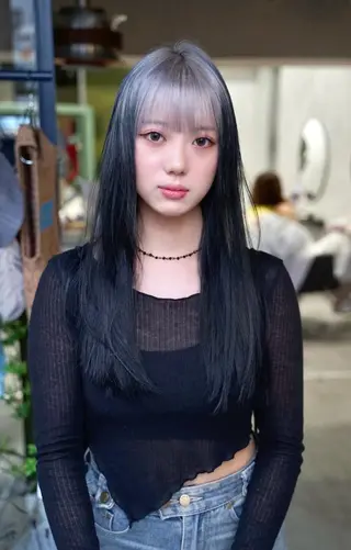 カラー airi໒꒱·ﾟ /デザインカラーのヘアスタイル